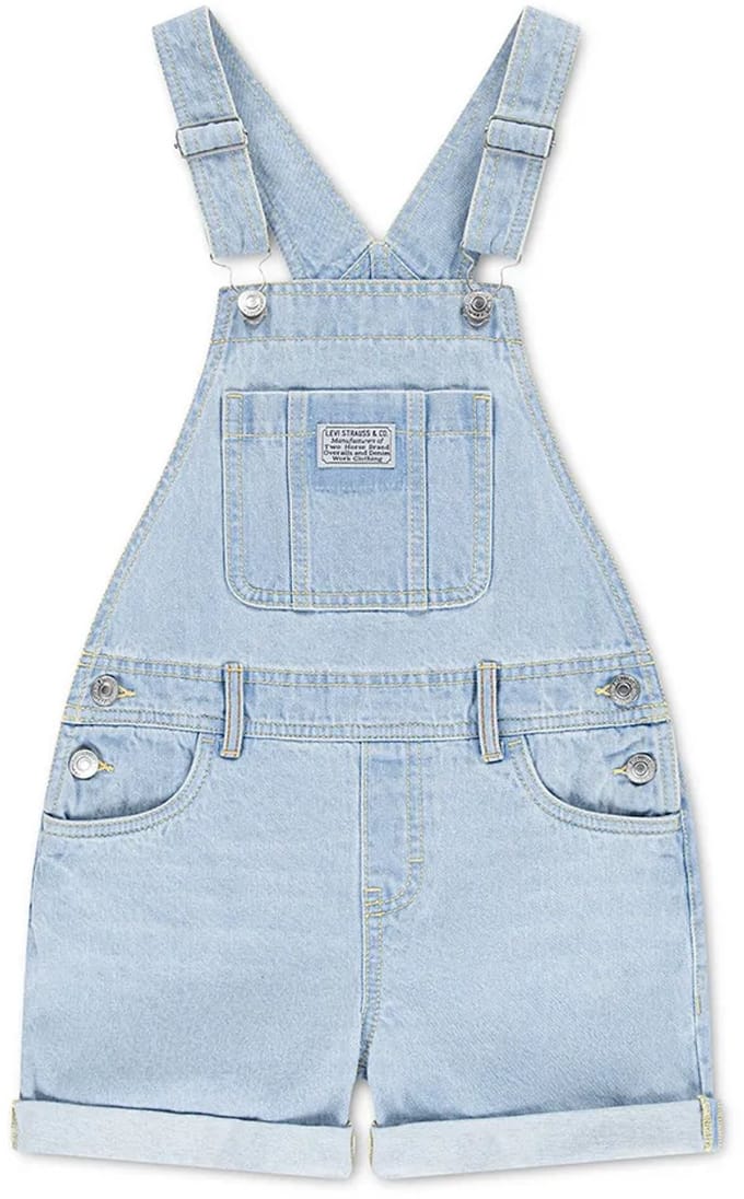 Levi´s ® Kids 4eh030 Mouwloze Romper Blauw 12 Years Meisje