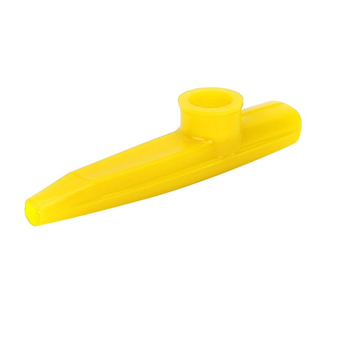 Plastic mini draagbare kazoo ukelele gitaar partner gemakkelijk te leren muziekinstrument (geel) yellow