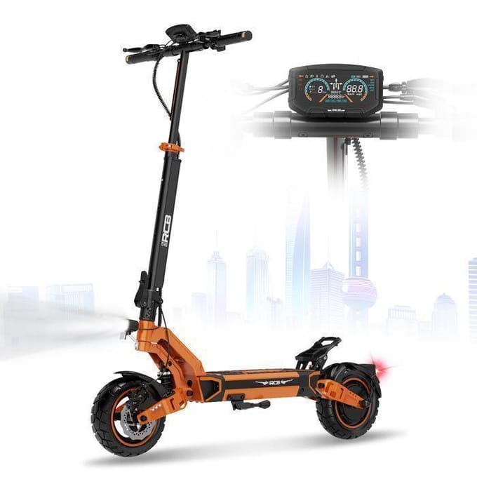 Trottinette électrique RCB D7 1600W 48V 20.8Ah 10 pouces 80-90 km