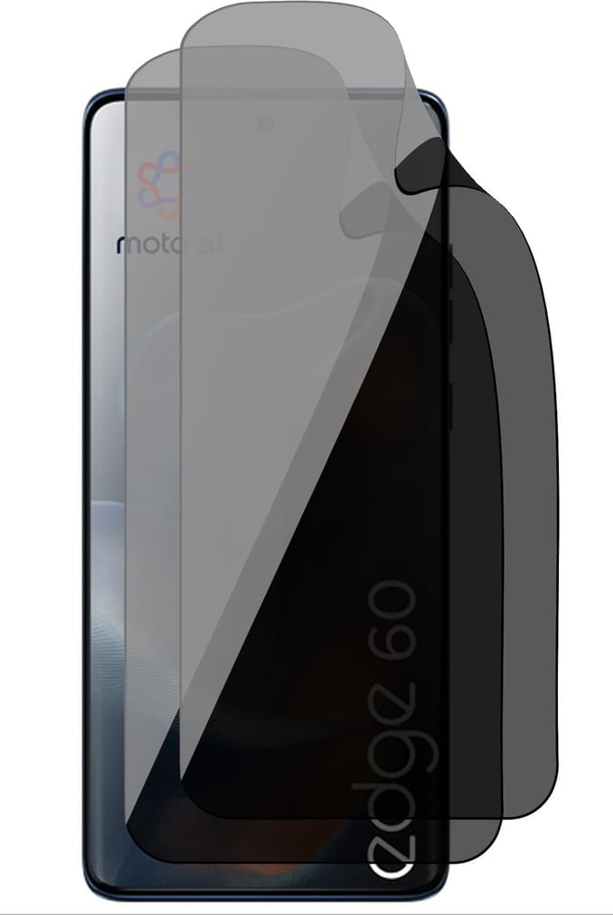Privacy Screenprotector geschikt voor Motorola Edge 60 - 2x FlexGuard Screen Protector