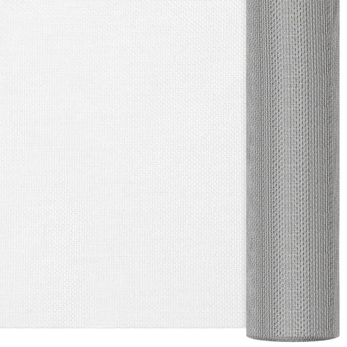 vidaXL - Gaasjes - 112 - x - 500 - cm - Roestvrij - staal - 304 - zilver