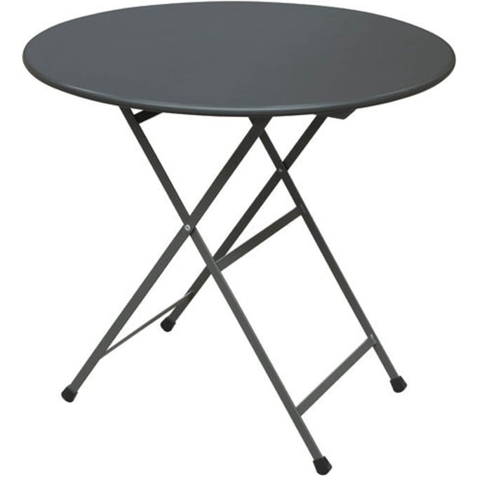 Emu Arc en Ciel klaptafel - rond - zwart