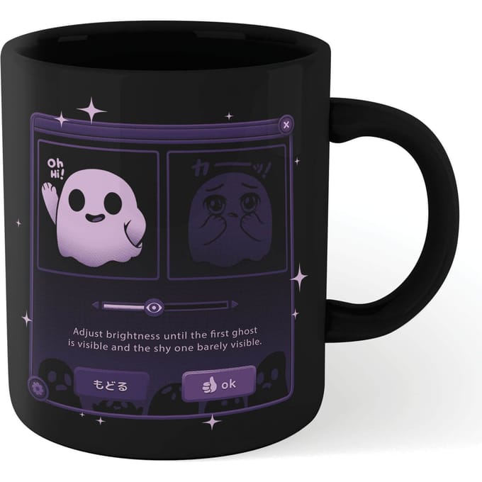 Ilustrata Dandere Ghost Mug - Black
