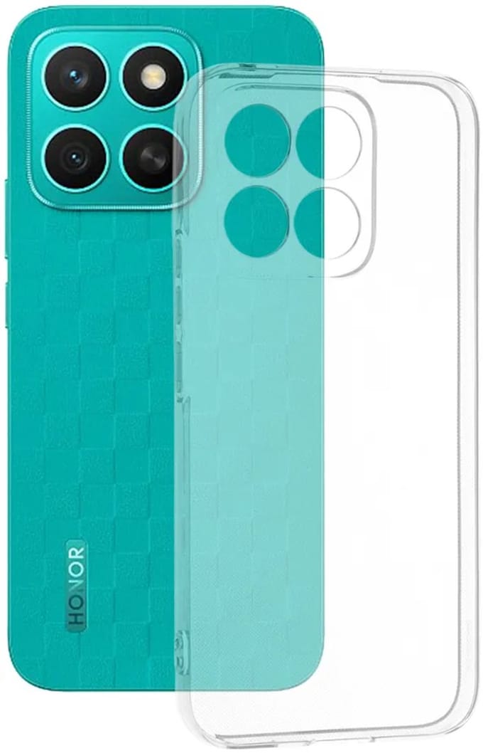 Hoesje geschikt voor HONOR X8c - Techsuit Clear Silicone Back Cover - Transparant