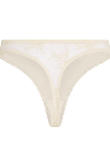 Hunkemöller Dames Lingerie String Alex - Wit - maat S