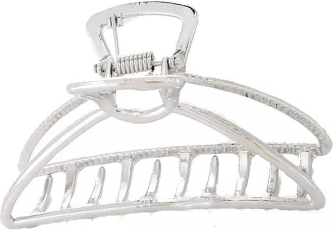 Emilie collection - haarklem - zilver - geometrisch - metaal