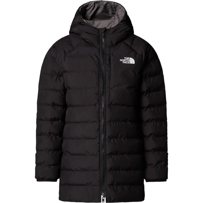 Lange gewatteerde jas met capuchon voor meisjes The North Face Perrito
