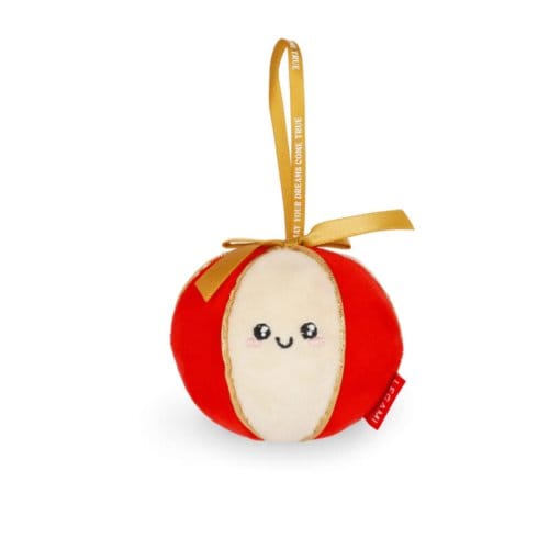 Legami plush kerstornament - kerstbal