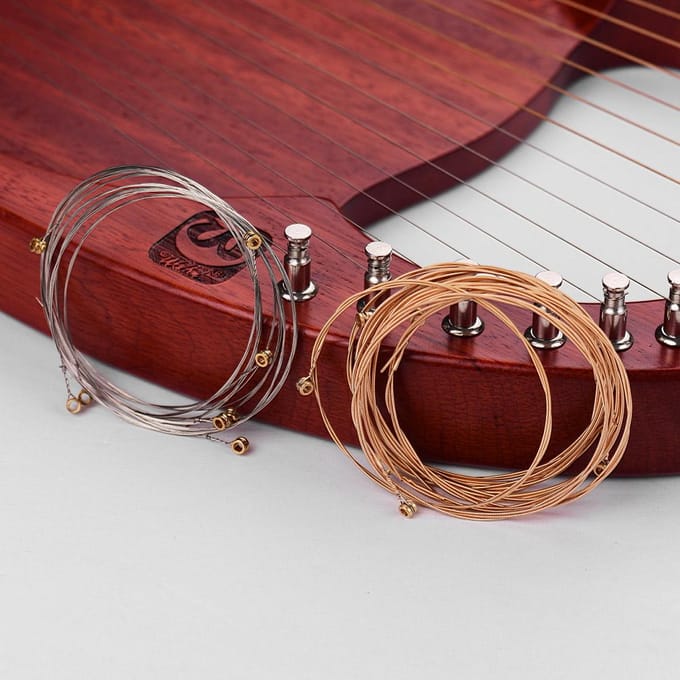 Walter.t A16X Lyre Harpe Corde pour Walter.t WH-16 16 cordes Lyre 16 pièces/ensemble white
