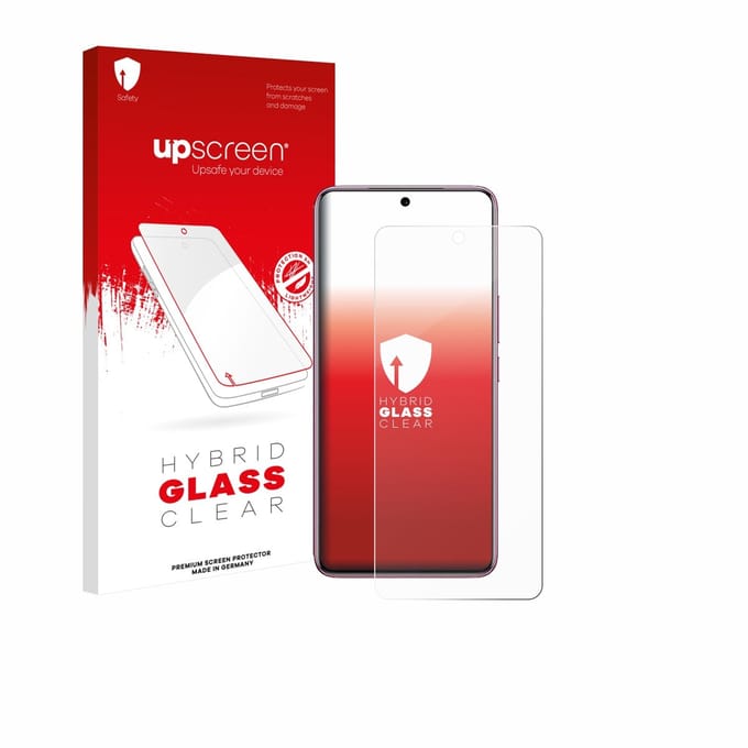 upscreen - Screenprotector voor Vivo V60e 5G - Folie Beschermfolie Beschermglas transparant
