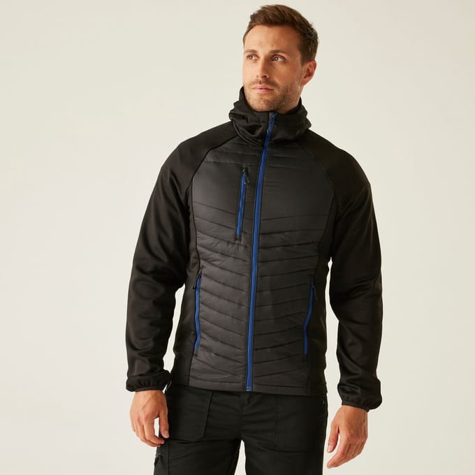 Gevulde Jas Hiking Heren Nagate Hybrid Jacket