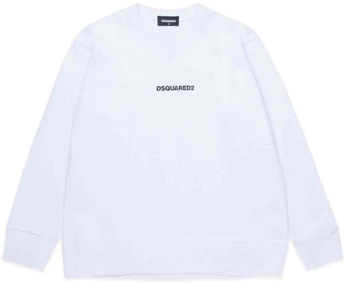 Dsquared2 Kids Dq2739 Sweatshirt Wit 12 Years Jongens,Meisjes