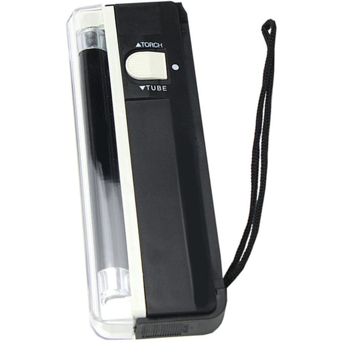 UV Geldchecker Licht Biljetten Tester Handheld Valse Detectie Draagbare Apparatuur black
