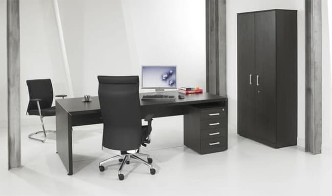 Directiebureau Chief 210x90cm Donker Eiken