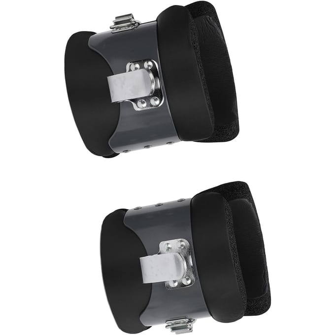 Omkeerlaarzen Veilig 2 Haken Omkeer Hanglaarzen met Band voor Compressieverlichting Oefening Herstel 1 Paar black