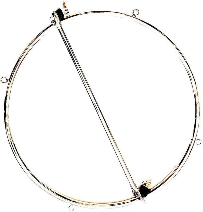 Black Label - RVS Bondage Ring met Afneembare Stang