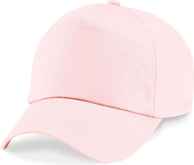 Beechfield Unisex Plain Original 5 Panel Baseball Cap (Pakket van 2) (Pastel Roze)