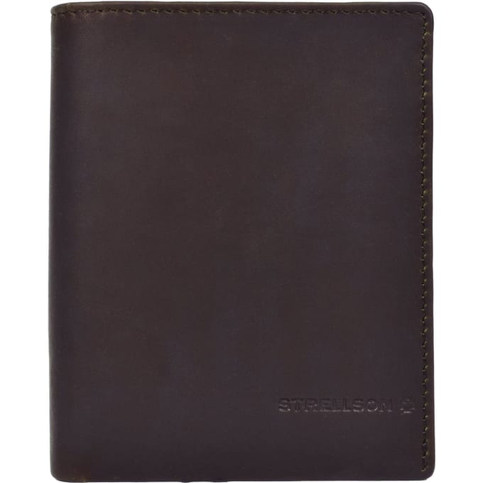 strellson Portemonnee Brick Lane Jorge BillFold LV8 Dark Brown Donkerbruin