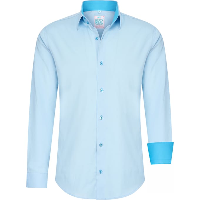 Pastelkleurig overhemd S - 6XL Slim Fit Katoenen stretch