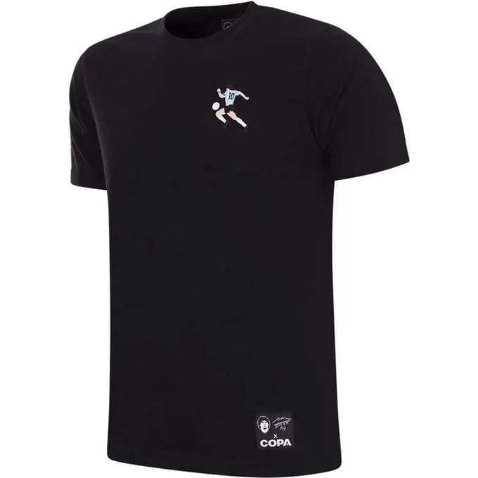 COPA - Maradona Argentina Embroidery T-Shirt - Mannen - Zwart - M