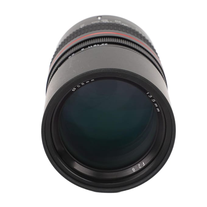 Vaste Focus Lens 135mm F2.8 Groot Diafragma Full Frame Multi-Coated Optisch Glas DSLR Vaste Focus black