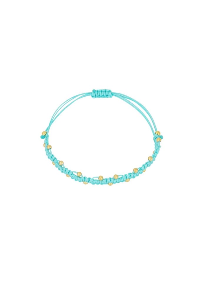 Tiny dots armband - Blauw - Verkleurt niet - Cadeau - Goudlief
