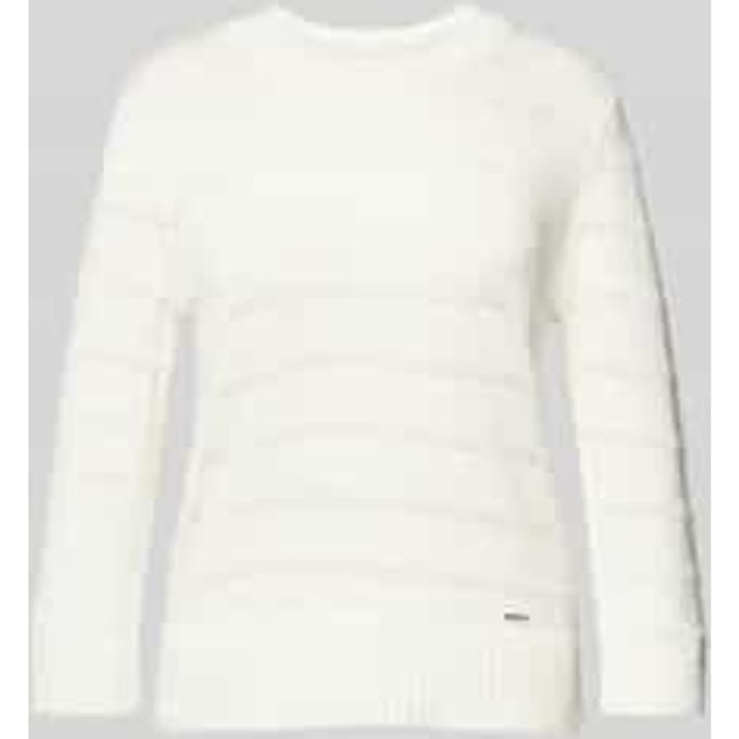 Gebreide pullover met ronde hals