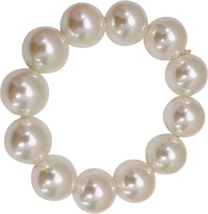 Emilie collection - haarelastiek - parels - kralen - parelmoer