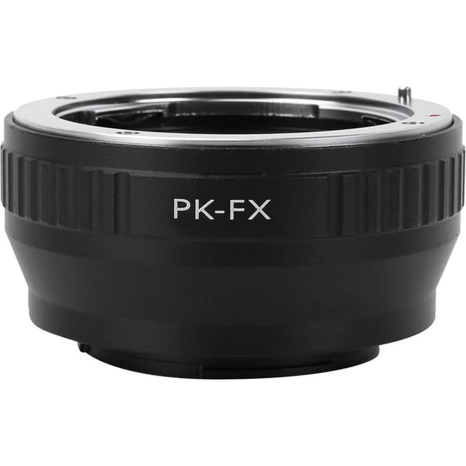 Metalen Objectiefvat Adapterring voor Pentax PK Lens naar voor Fujifilm FX X Pro1 X E1 Camera black