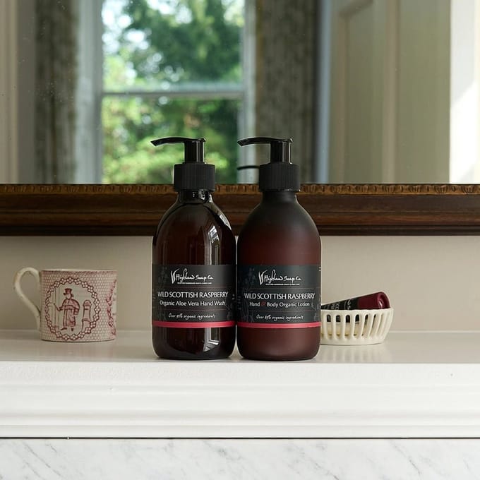 Biologische Handzeep 300ml - Wild Scottish Raspberry - Highland Soap Company