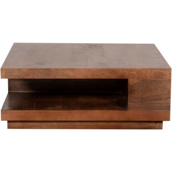 LABEL51 - Salontafel Square - Bruin - 80x80x30cm