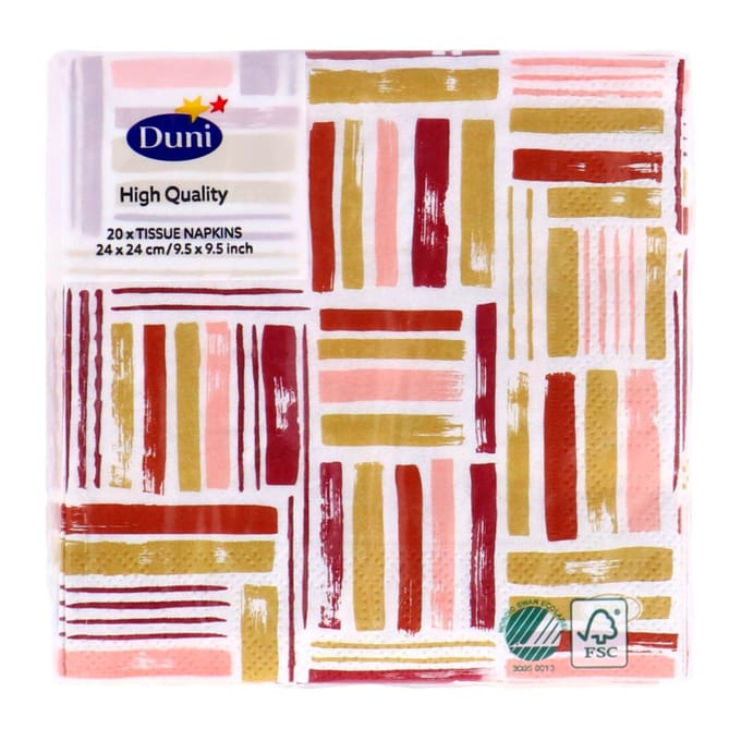 Servetten - Golden Impuls 24x24 cm