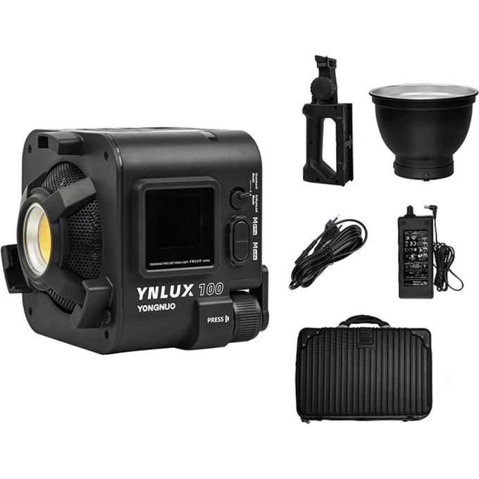 YONGNUO YNLUX100 Compact Handheld LED-videolamp COB Fotografie Invullicht 100W 3200K-5600K EU Plug