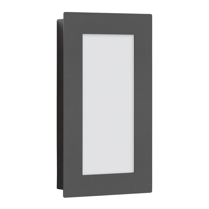LCD LED buitenwandlamp 3008 grafiet, bewegingssensor