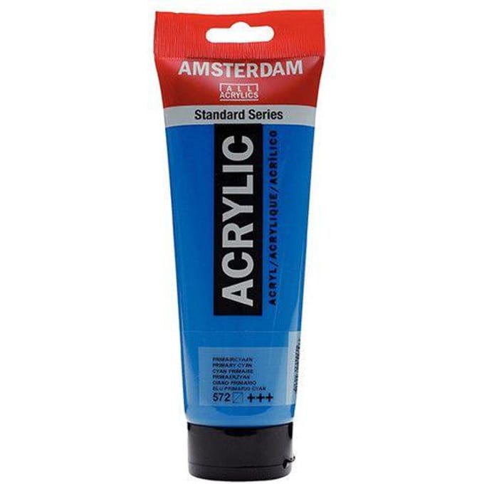 Acrylverf - 572 Primaircyaan - Amsterdam - 250 ml