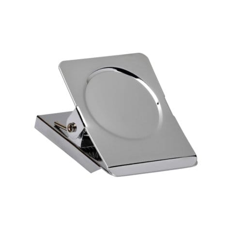 Papierklem maul magnetisch vierkant 40mm zilver