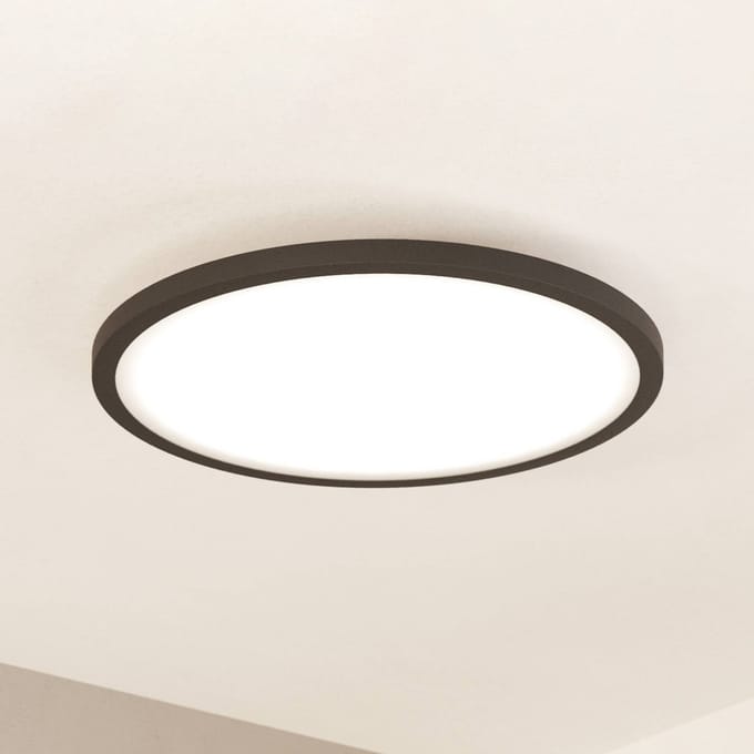EGLO connect.z Sarsina-Z Plafondlamp - Ø 45 cm - Zwart|Wit - Instelbaar wit licht - Dimbaar - Zigbee