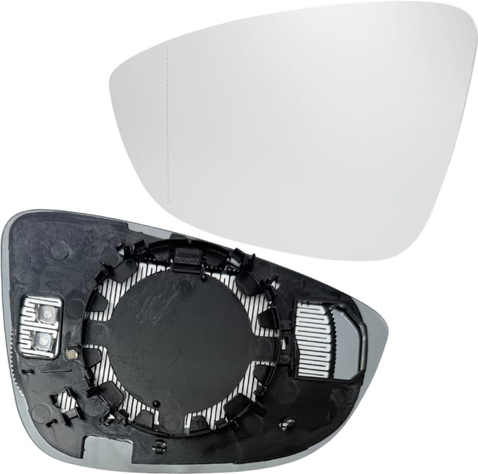BILMAX Spiegelglas voor VW Passat, Jetta, Scirocco, EOS 2008–2017 Verwarmd Links