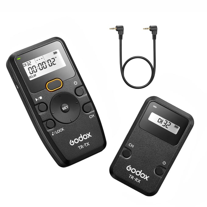 Godox TR Series 2.4G minuterie sans fil télécommande caméra obturateur à distance(Émetteur et récepteur) 6 TR-C1 Shutter Cable