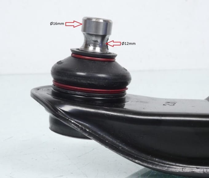 Triangle AVD pour Piaggio 700 Porter Quargo 2011 à 2017 B007554 B006059 RH4147