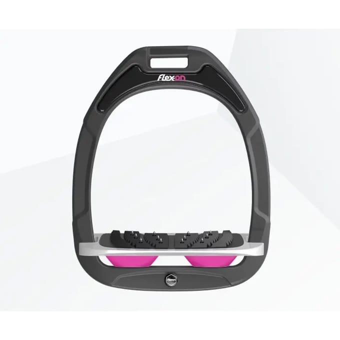 Ultra Grip Verstelbare Beugels Antraciet/Grijs/Roze Flex-On Green Composite