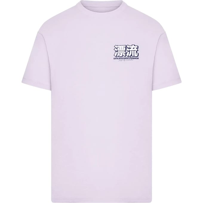 Mister Tee - Unleashed Power Oversize Heren Tshirt - S - Lila