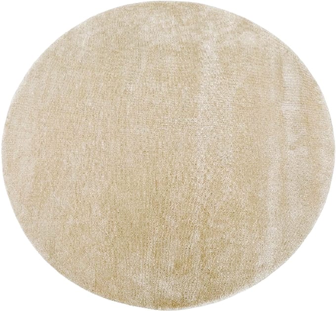 LABEL51 Mila Vloerkleden - Naturel - Polyester - 150x150 cm - Rond