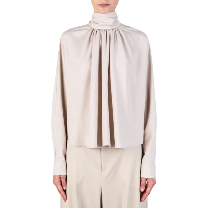 Alysi - Blusa con Collo Alto