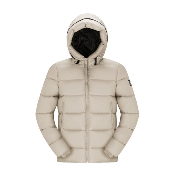 Heren Jas winter met Ballin Est. 2013 Jacket Giorgio Print - Beige - Maat L