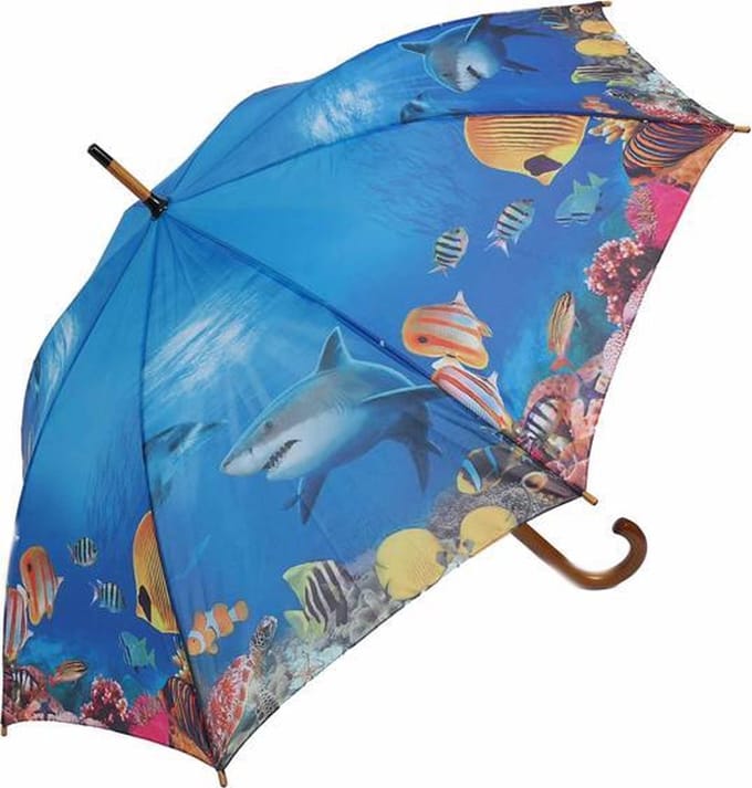 Pia Soft Toys - Haai-vis paraplu 100 cm