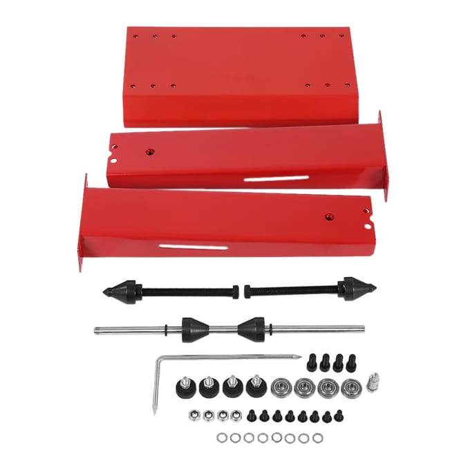 Support d'équilibrage statique de roue de moto 7*35 Équilibrage de centrage Pneu Support d'équilibrage red