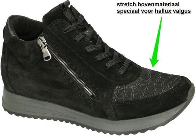 Waldlaufer -Dames -  zwart - sneakers  - maat 38.5