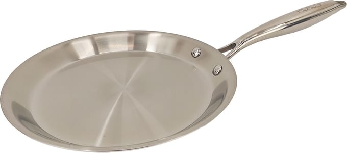 KLAUS Triply Pannenkoekenpan - 28 cm - Zonder PFAS - Inductie – RVS