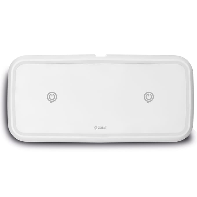 Zens Dual Fast Wireless Charger - Draadloze oplader - 10 Watt - Wit